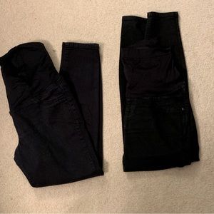 Lot of skinny maternity jeans